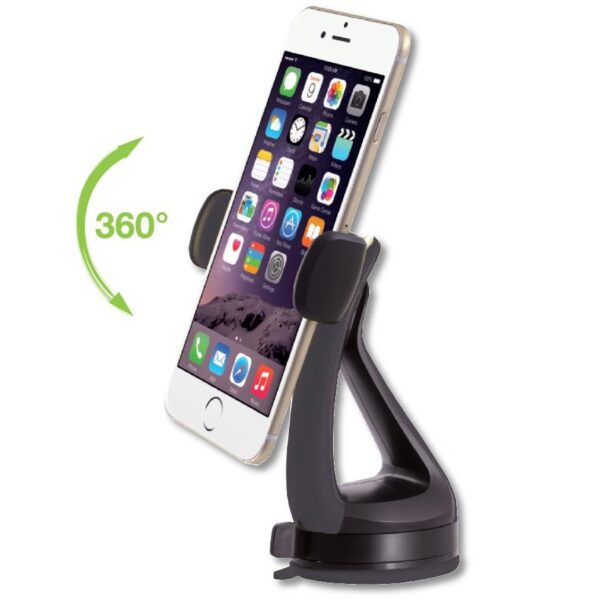 Supporto da Auto per iPhone e Smartphone 3.0''-6.0'' con Ventosa
