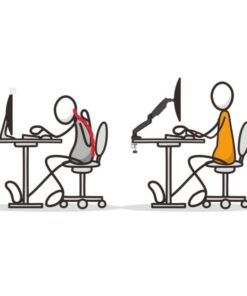 Supporto da Scrivania per Monitor 13-27'' con USB e audio