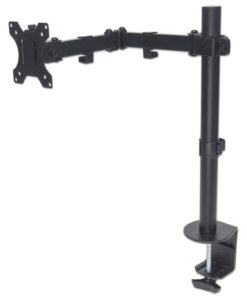 Supporto da Scrivania per Monitor 13-32'' Doppio Snodo di Regolazione