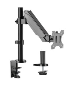 Supporto da Scrivania per Monitor 17-32'' con molla a gas nero
