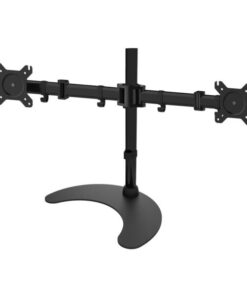 Supporto da scrivania per 2 Monitor 13-27'' con base h.400m