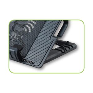 Supporto per notebook fino a 17.3'' con sistema di raffreddamento