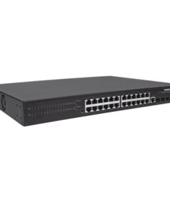 Switch 24 Porte Gigabit Ethernet PoE+ Web-Managed con 4 porte Gigabit Combo Base-T/SFP