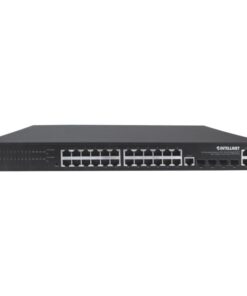 Switch 24 Porte Gigabit Ethernet PoE+ Web-Managed con 4 porte Gigabit Combo Base-T/SFP
