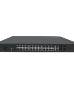 Switch AV Gigabit Ethernet PoE+ a 24 porte 2 SFP e 2 SFP/RJ45