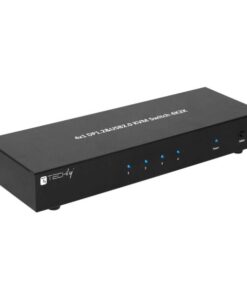 Switch KVM DisplayPort 1.2 e USB 2.0 4 porte con hub e audio