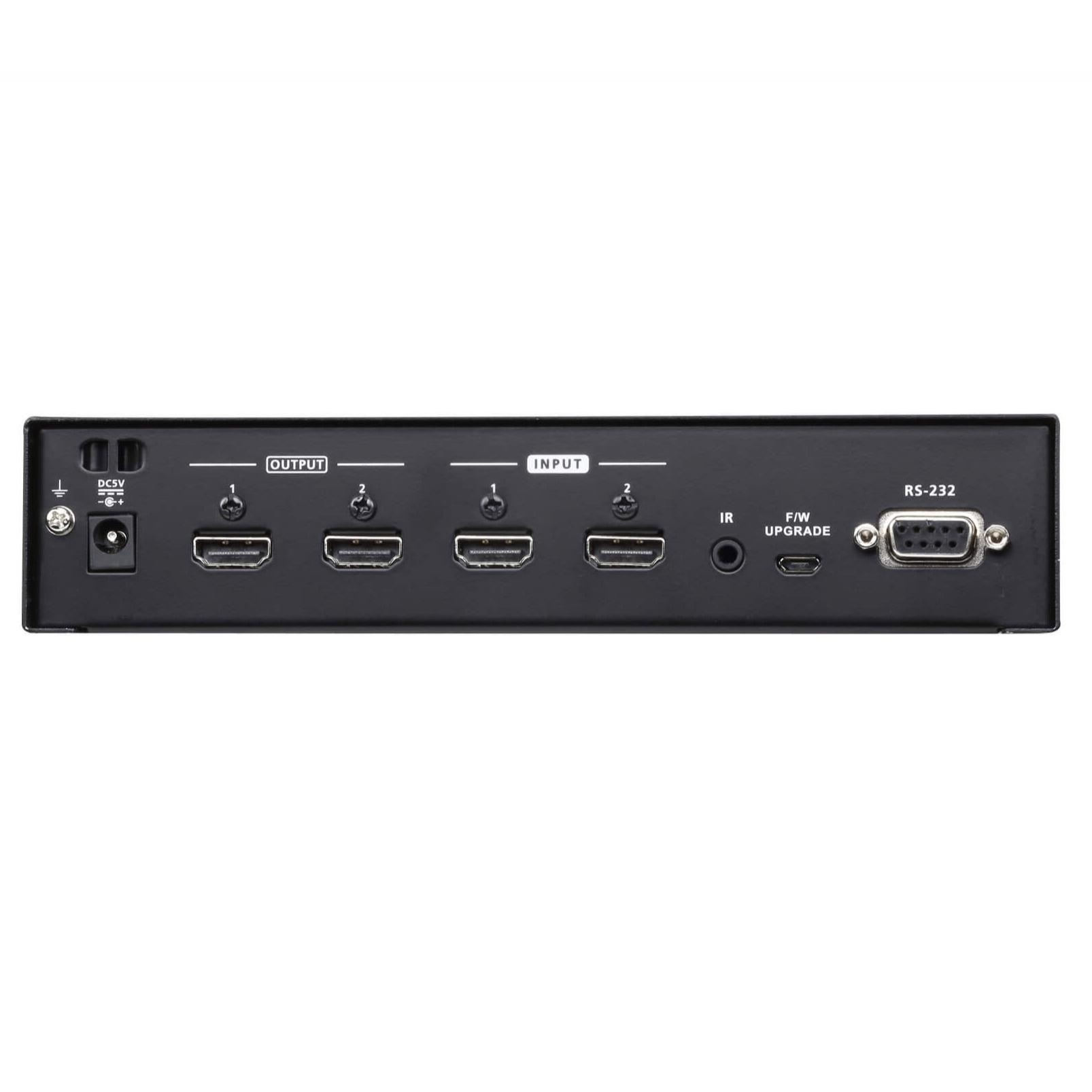 Switch Matrix 2x2 HDMI 4K con Telecomando IR, VM0202H