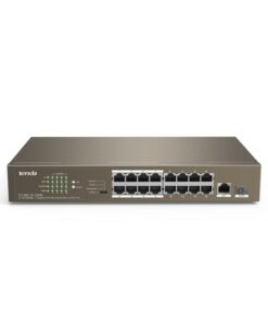 Switch con 16 porte PoE 10/100Mbps + 1 Gigabit/SFP Slot