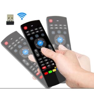Telecomando con Mini Tastiera Air Mouse Wireless per Box Android
