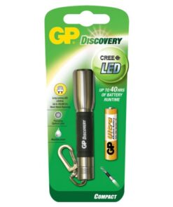 Torcia Cree LED 7lm in alluminio con portachiavi