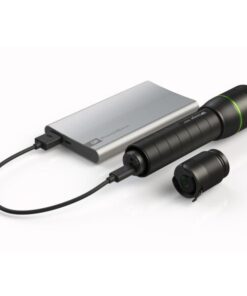 Torcia Cree LED XP-G2 450lm idrorepellente alluminio USB PR52