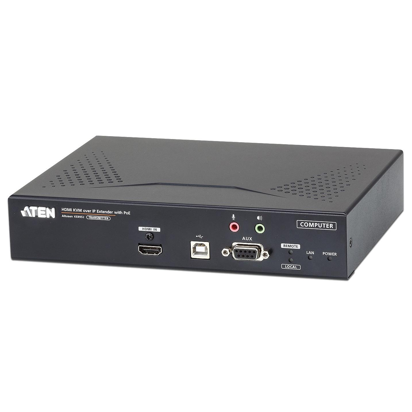 Trasmettitore KVM over IP a schermo singolo 4K HDMI con PoE, KE8952T