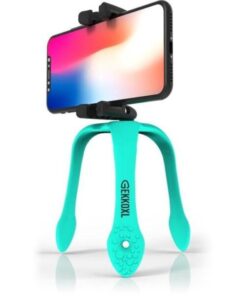 Treppiedi Flessibile XL con Telecomando Bluetooth Turchese