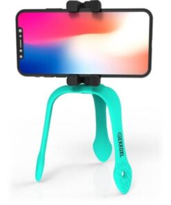 Treppiedi Flessibile XL con Telecomando Bluetooth Turchese