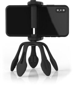 Treppiedi Flessibile con Telecomando Bluetooth Nero