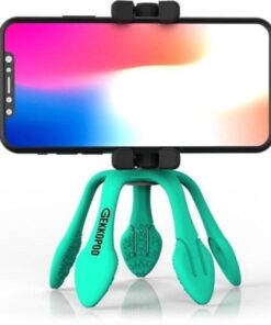 Treppiedi Flessibile con Telecomando Bluetooth Turchese