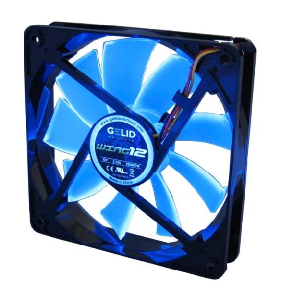 Ventola Wing 120x120x25 12V Blu