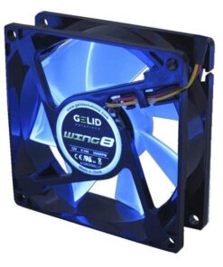 Ventola Wing 80x80x25 12V Blu