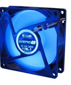 Ventola Wing 80x80x25 12V Blu