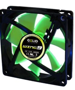 Ventola Wing 92x92x25 12V Verde