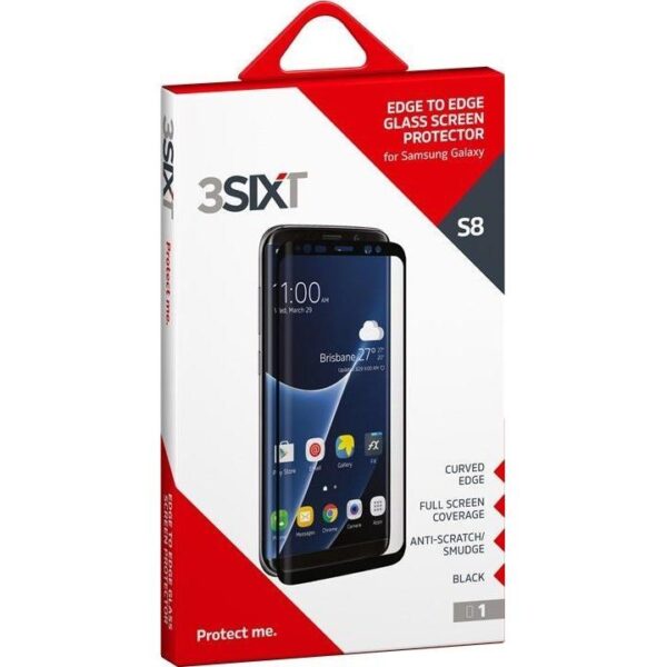 Vetro Protettivo CurvedGlass Nero per Samsung Galaxy S8