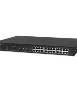 Web-Managed Switch 24 porte Gigabit Ethernet PoE+ 4 porte SFP combo