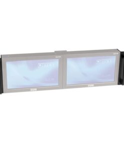 19" bracket for 2x DLD-84, 8.4â€œ LCD display
