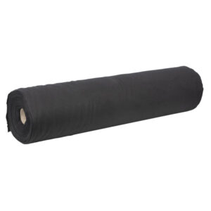 Deko-Molton, black, roll, 80cm 60m x 80cm