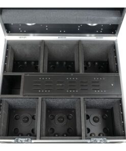 EventSpot 1600 Q4 Set Baule-caricatore, 6 pezzi, Alluminio spazzolato