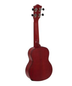 DIMAVERY UK-100 Soprano ukulele, flamed red