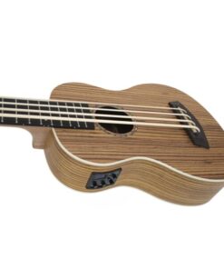 DIMAVERY UK-700 Bass Ukulele, Zebra