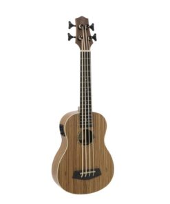 DIMAVERY UK-700 Bass Ukulele, Zebra