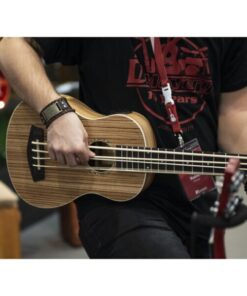 DIMAVERY UK-700 Bass Ukulele, Zebra