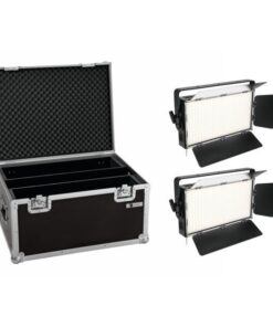 EUROLITE Set 2x LED PLL-360 3200K Panel + Case
