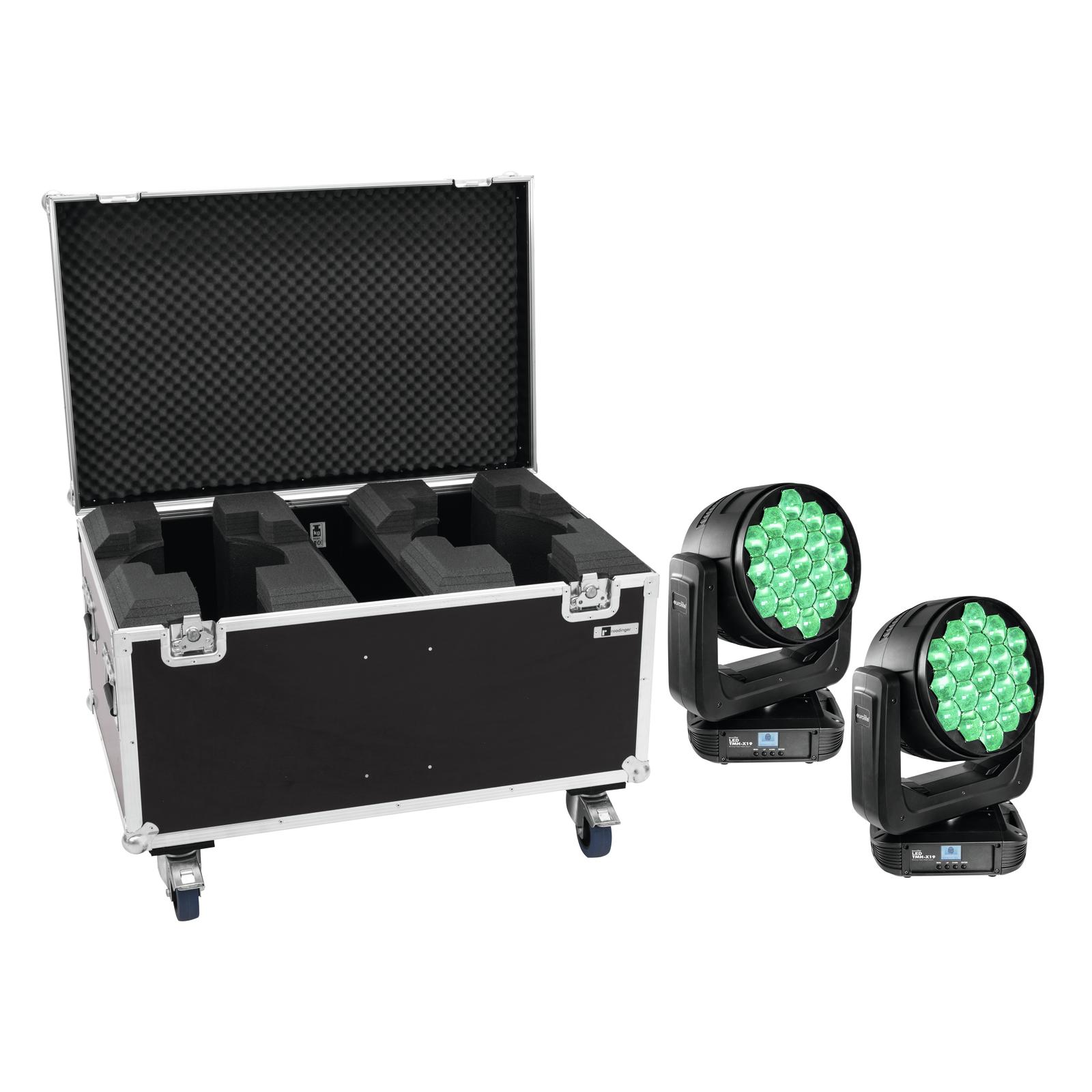 EUROLITE Set 2x LED TMH-X19 + Case