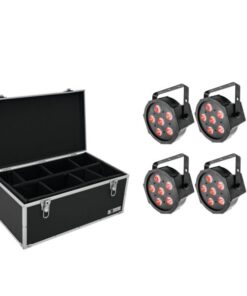 EUROLITE Set 4x LED SLS-6 TCL Spot + Case TDV-1