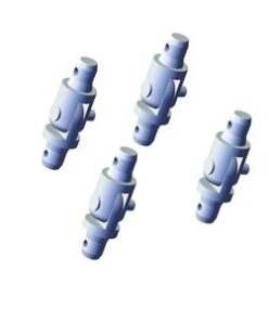 Hinge parts set di 4 pezzi, torre traliccio a P 1