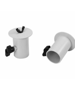 OMNITRONIC BOB-4 Stand Adaptor white 2x