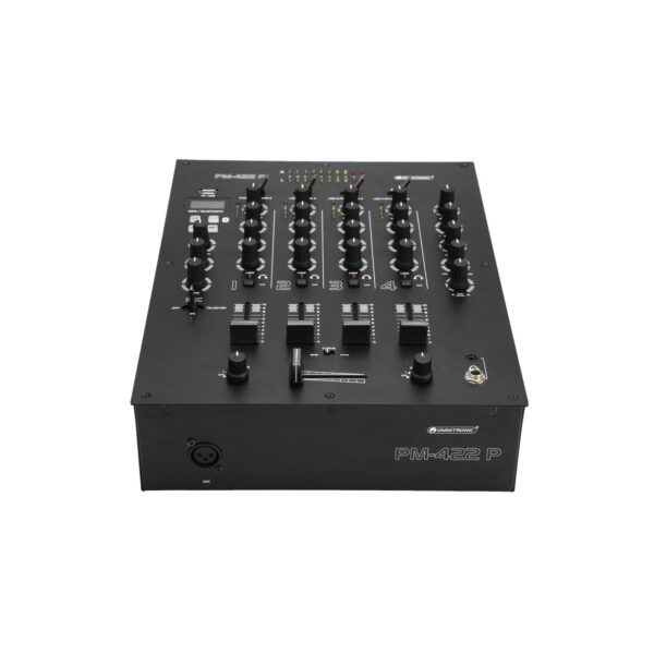 OMNITRONIC PM-422P 4-Channel DJ Mixer with Bluetooth & USB Player