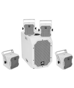 OMNITRONIC Set BOB-10A wh + 4x BOB-4 wh