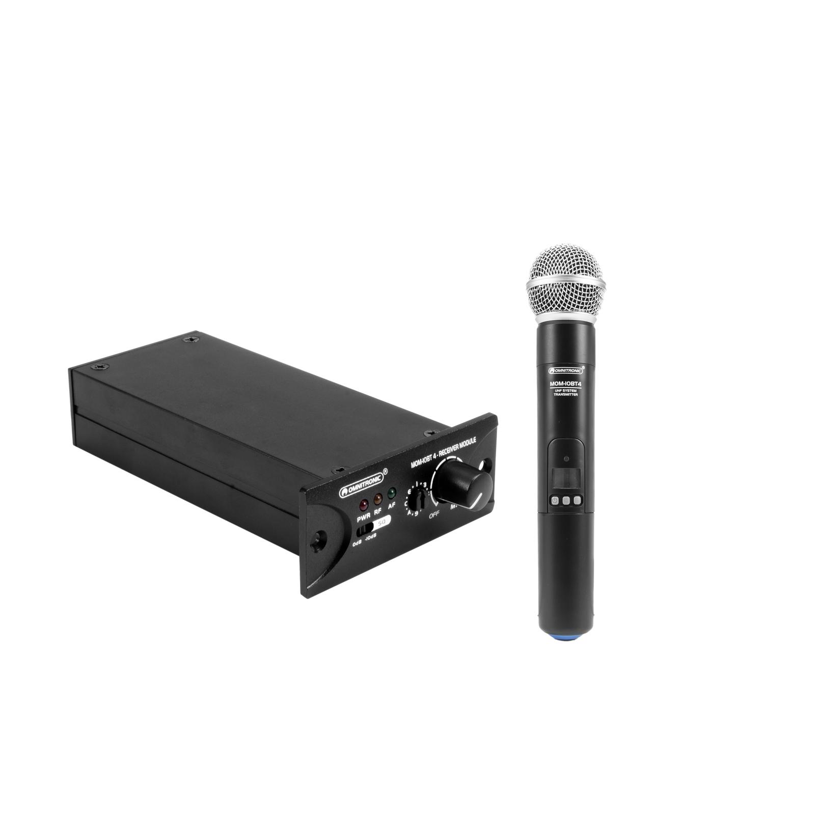 OMNITRONIC Set MOM-10BT4 Receiver module + Wireless microphone