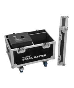 ROADINGER Flightcase 2x Spark Master with wheels