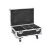 ROADINGER Flightcase 4x AKKU IP UP-4 Plus HCL Spot WDMX with Charging Function