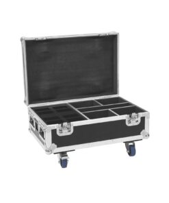 ROADINGER Flightcase 4x AKKU IP UP-4 Plus HCL Spot WDMX with Charging Function