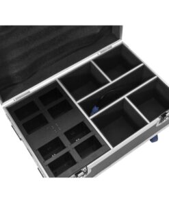 ROADINGER Flightcase 4x AKKU IP UP-4 Plus HCL Spot WDMX with Charging Function
