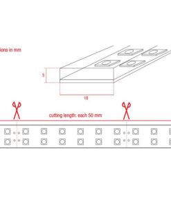 Havana Jade 4000K 240-24V 5m 3528 1140-1632 Lm/m