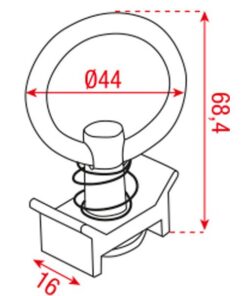 Single Point Flying Stud
