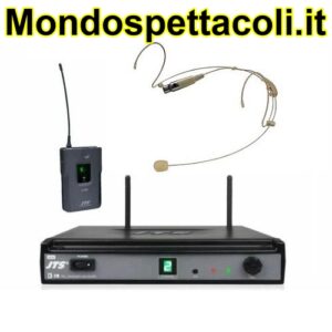 Radiomicrofono ad archetto color pelle UHF 16 canali