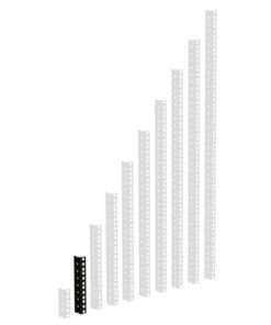 Adam Hall 19" Parts 61535 B 4 - Guida Rack Heavy Duty nera 4 U