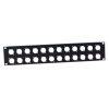 Adam Hall 19" Parts 872214 - Pannello rack a U 19” 2 U, per 24 prese